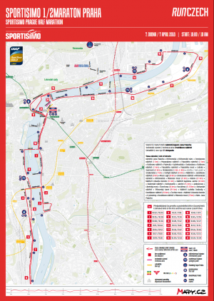 Václav na Pražském půlmaratonu 2018