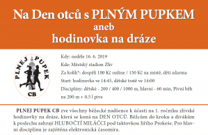 Na Den otců s PLNÝM PUPKEM aneb hodinovka na dráze